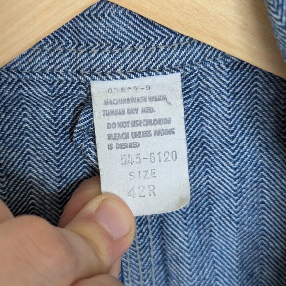 Vintage BIG MAC overalls 42R mechanic coveralls JC Penney jumpsuit - Picture 6 of 14